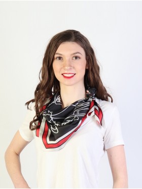 Bambi Print Fashion Square Scarf